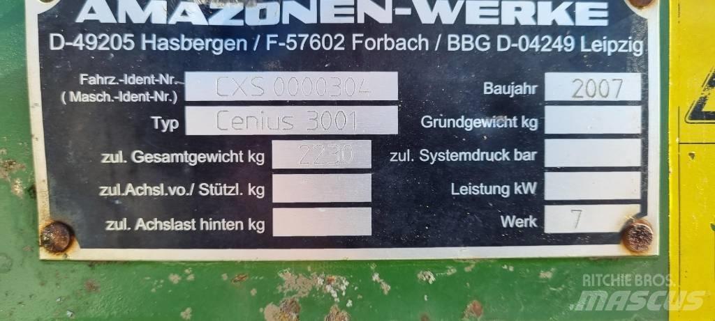 Amazone Cenius 3001 Grubber