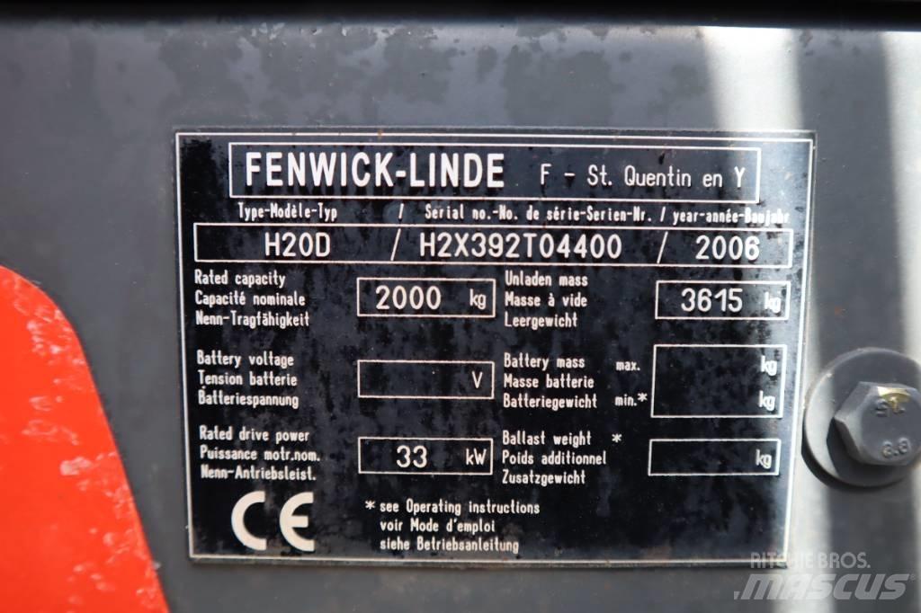 Linde H 20 D Diesel Stapler