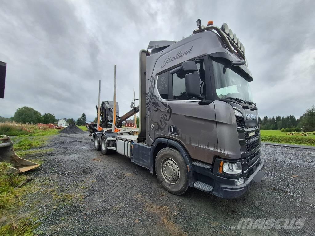 Scania R 650 Holzfahrzeuge