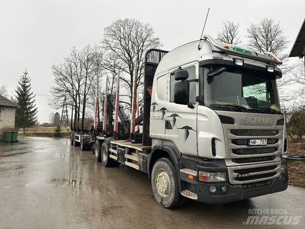 Scania R440 Holzfahrzeuge