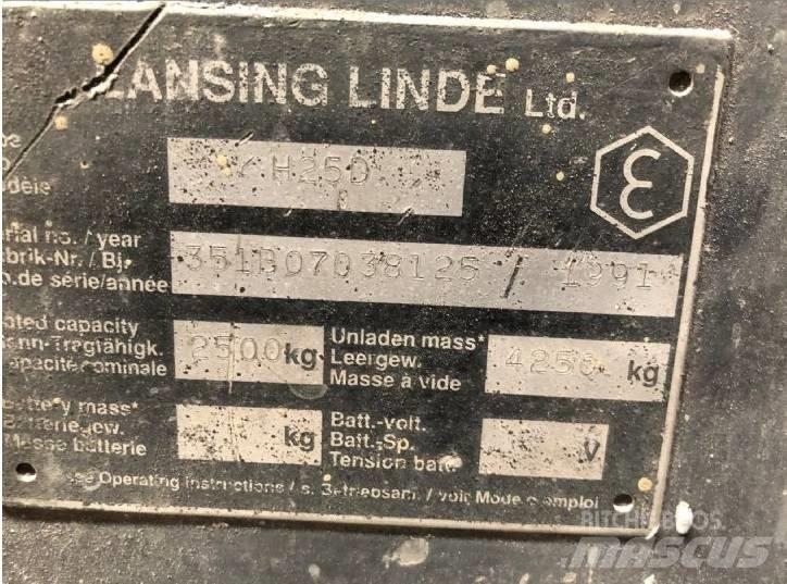 Linde H25D Diesel Stapler