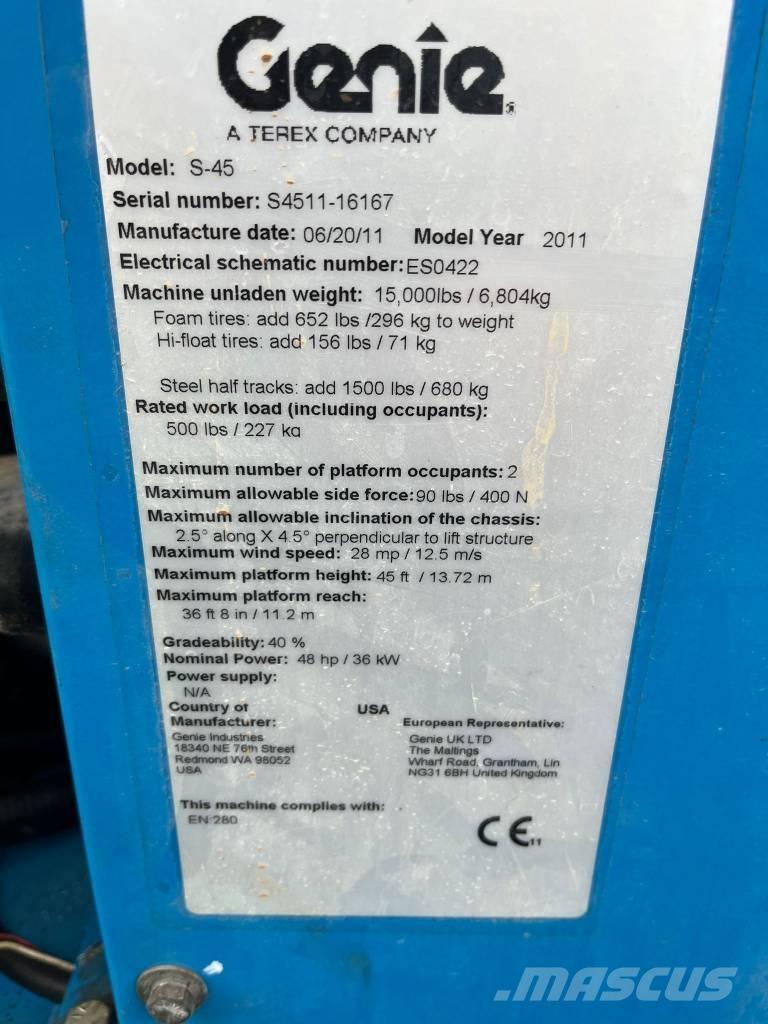 Genie S 45 Teleskopbühnen