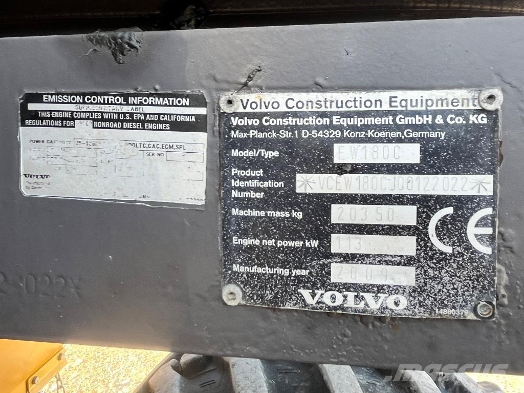Volvo EW 180 C Mobilbagger