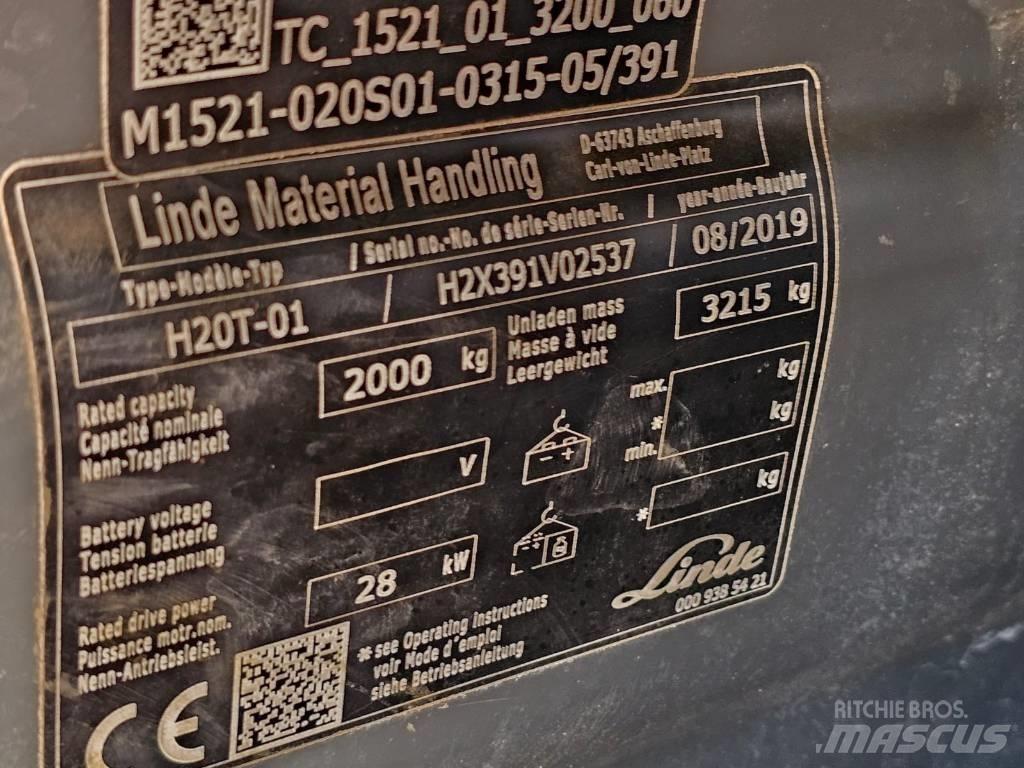 Linde H20T-01 Gas Stapler