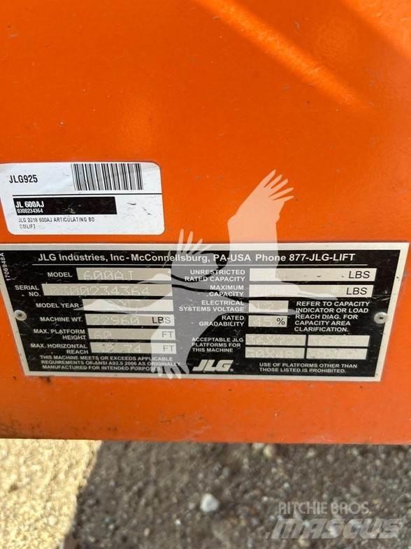 JLG 600AJ Gelenkteleskoparbeitsbühnen