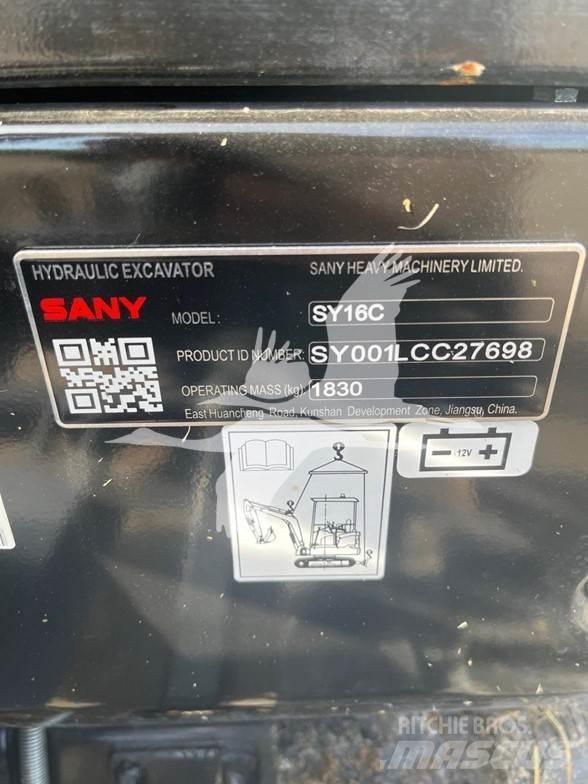 Sany SY16C Minibagger < 7t