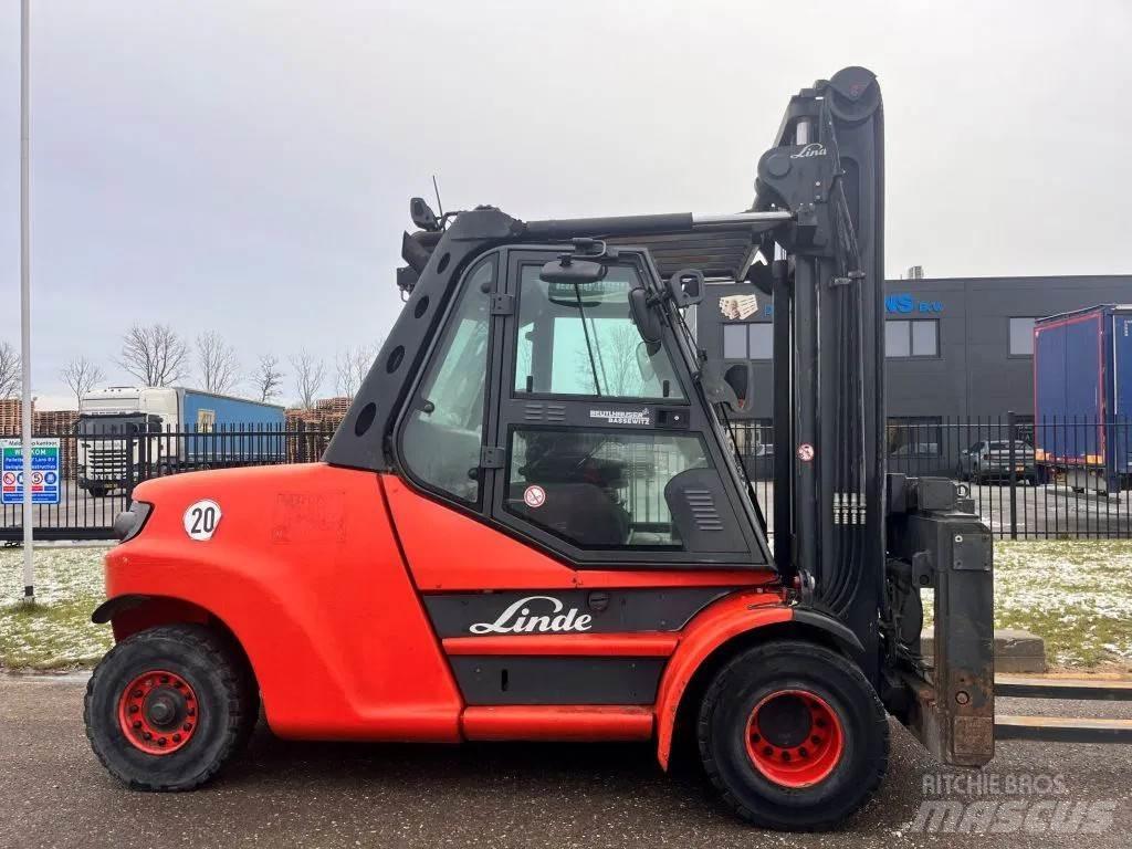 Linde H80D-01/1100 Diesel Stapler
