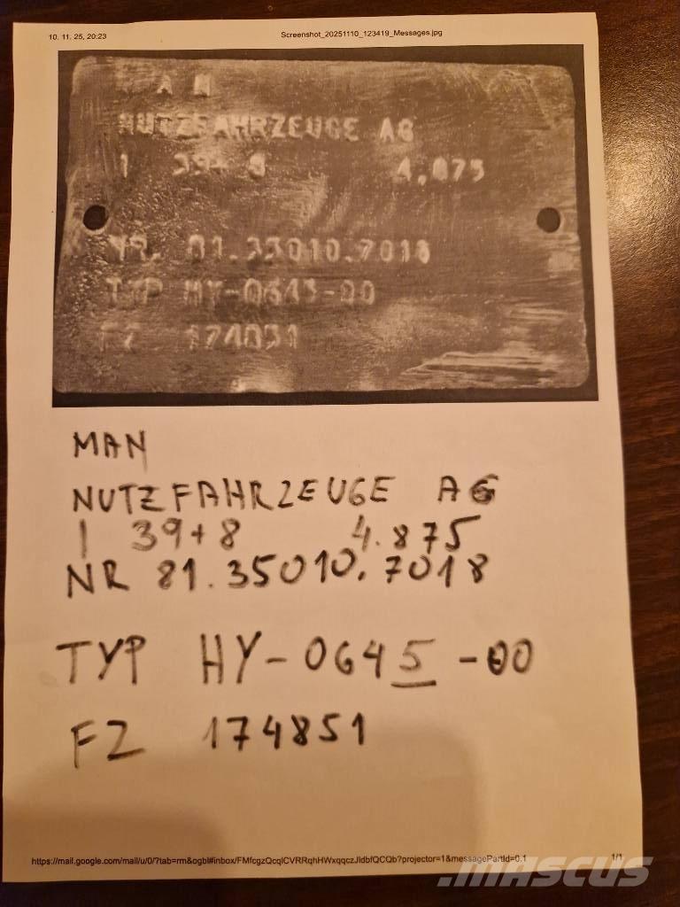 MAN L 2000 LKW-Achsen