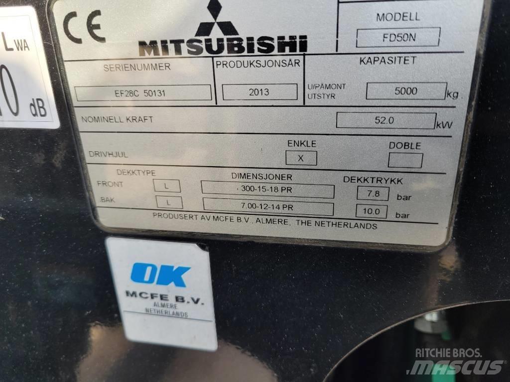 Mitsubishi FD50N Diesel Stapler