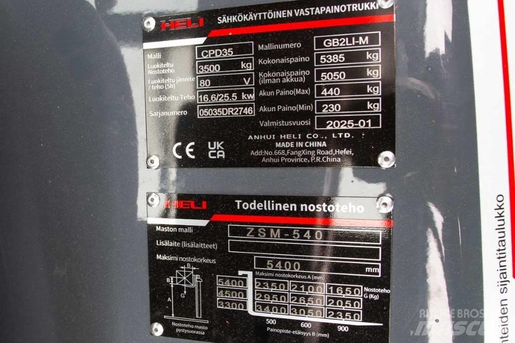 Heli CPD 35 Elektro Stapler