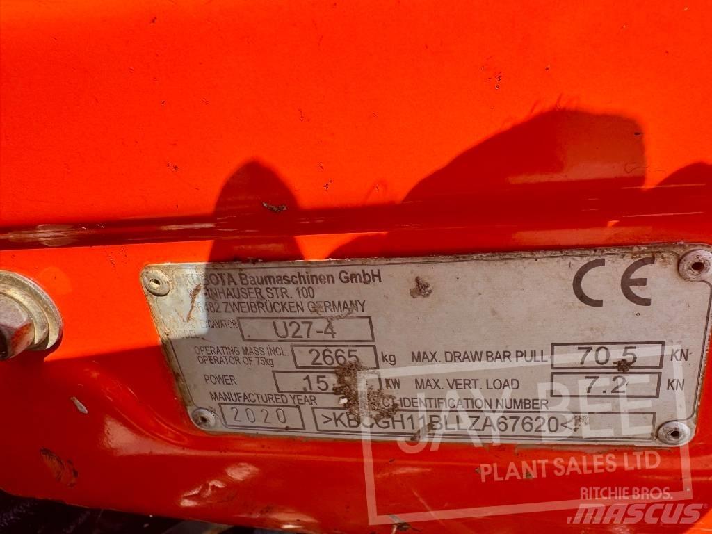 Kubota U 27-4 Minibagger < 7t