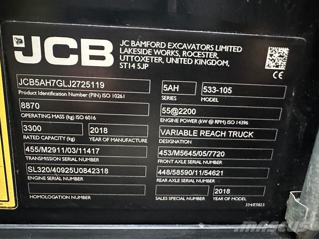 JCB 533-105 Teleskoplader