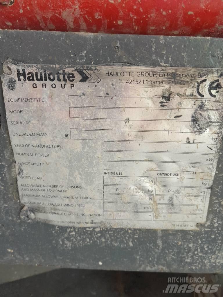Haulotte Optimum  8 Scheren-Arbeitsbühnen
