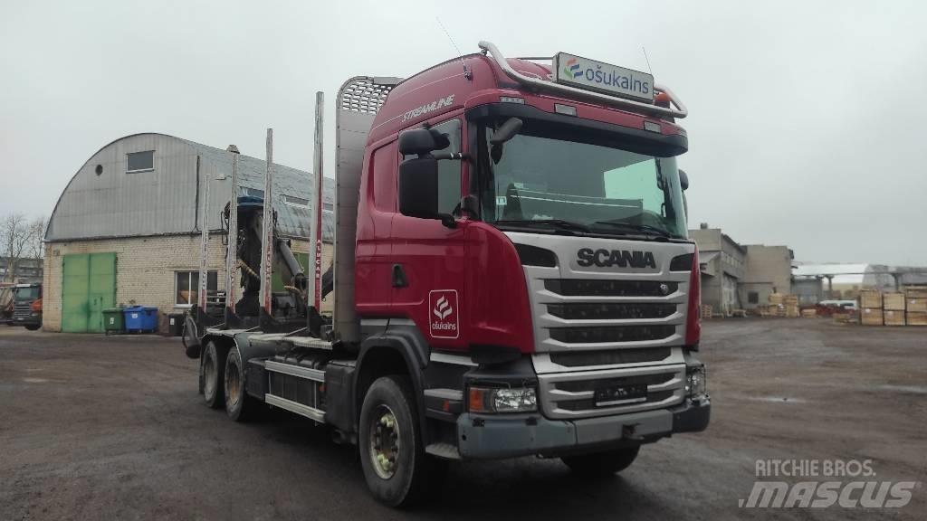 Scania R410 Holzfahrzeuge