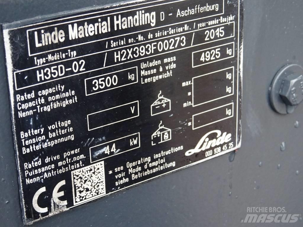 Linde H35D-02 Diesel Stapler