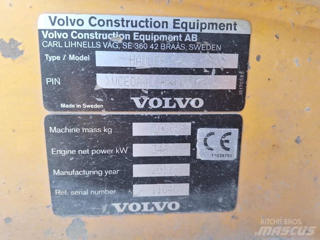 Volvo A40F DUMPPERI Dumper - Knickgelenk