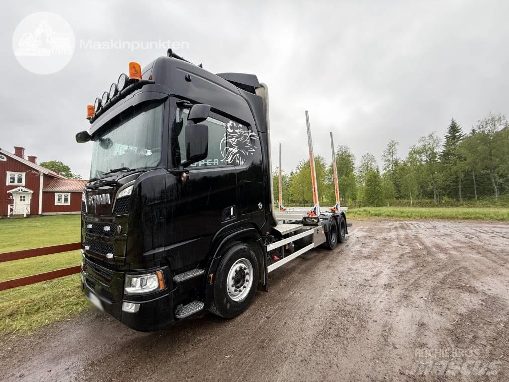 Scania R 580 Holzfahrzeuge