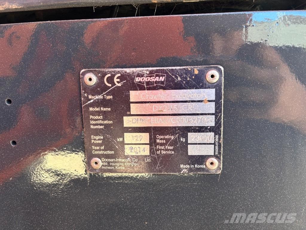 Doosan DX 235 LCR Raupenbagger