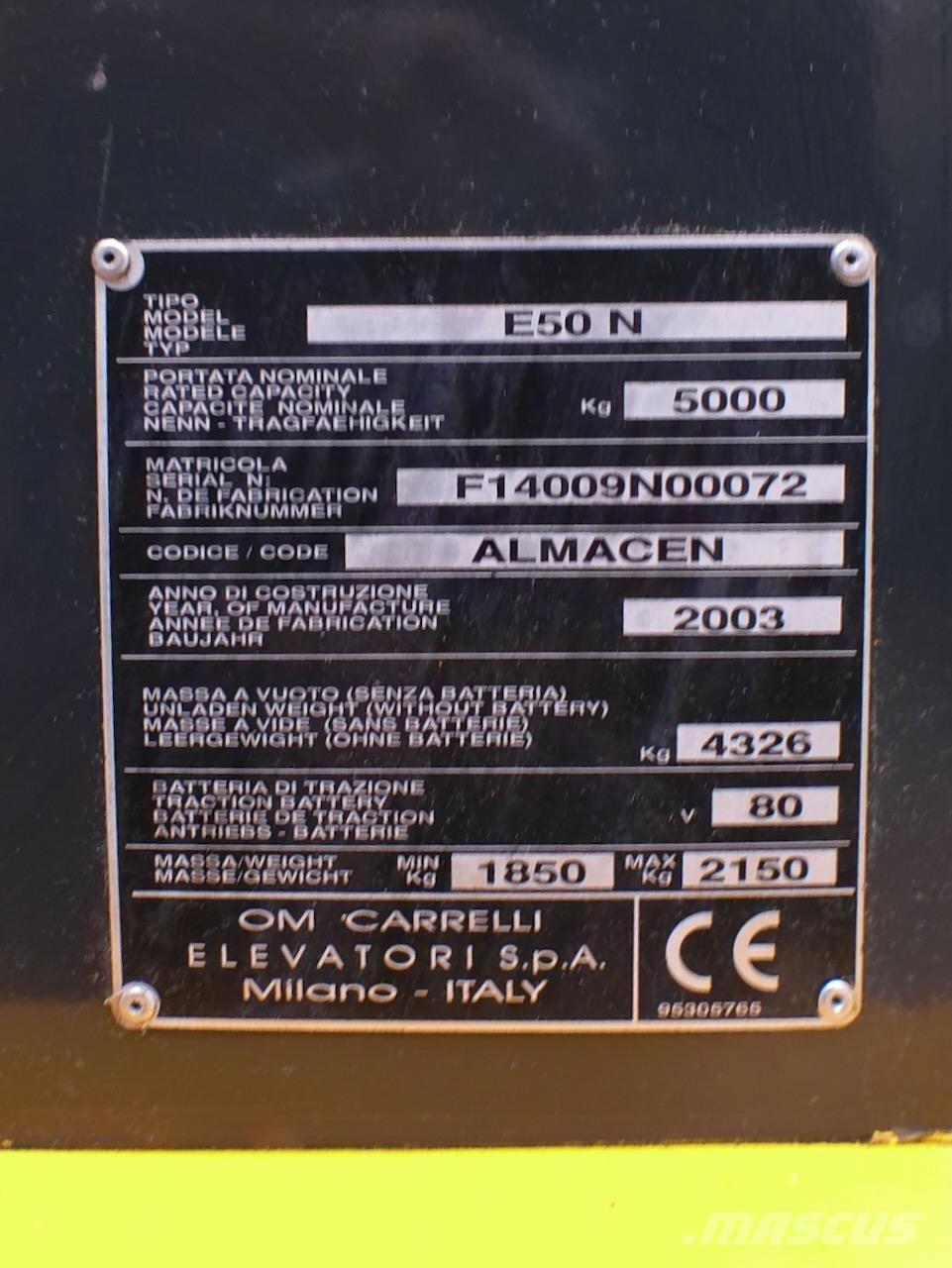 OM E50N Elektro Stapler