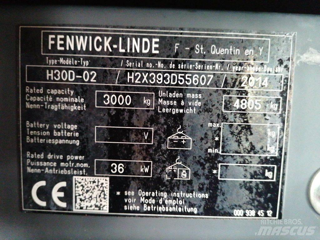 Linde H30D-02 Diesel Stapler