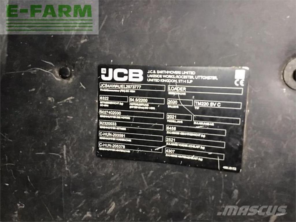 JCB tm 220 Teleskoplader für Landwirtschaft