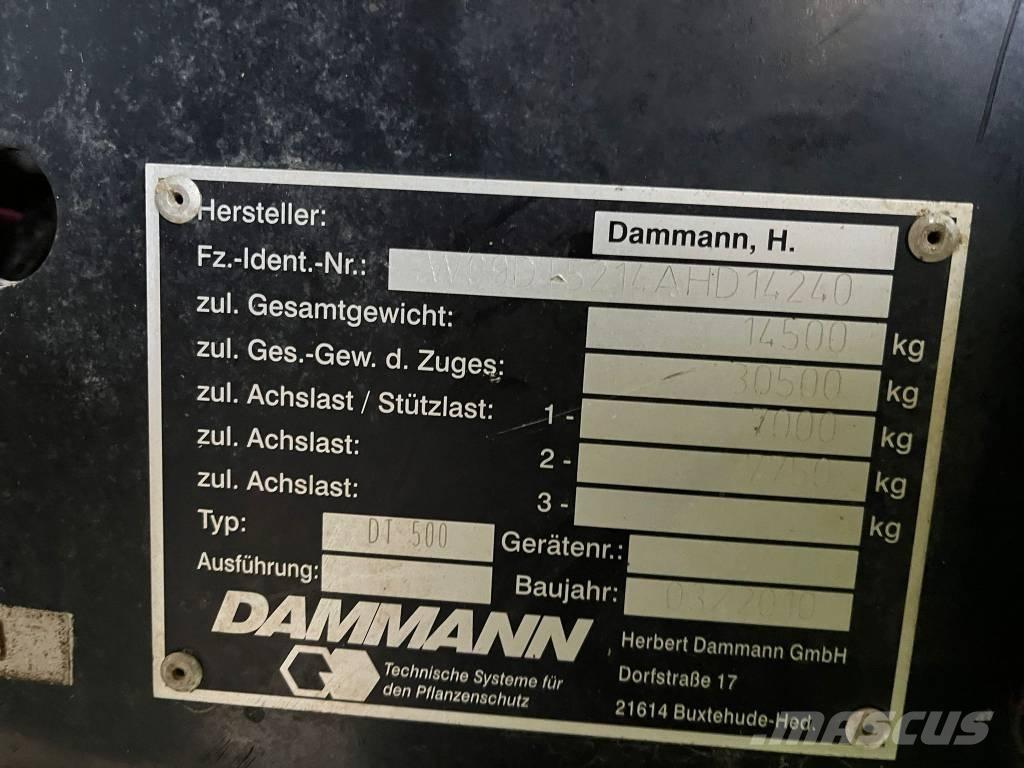 Dammann DT 500 Selbstfahrende Sprühgeräte