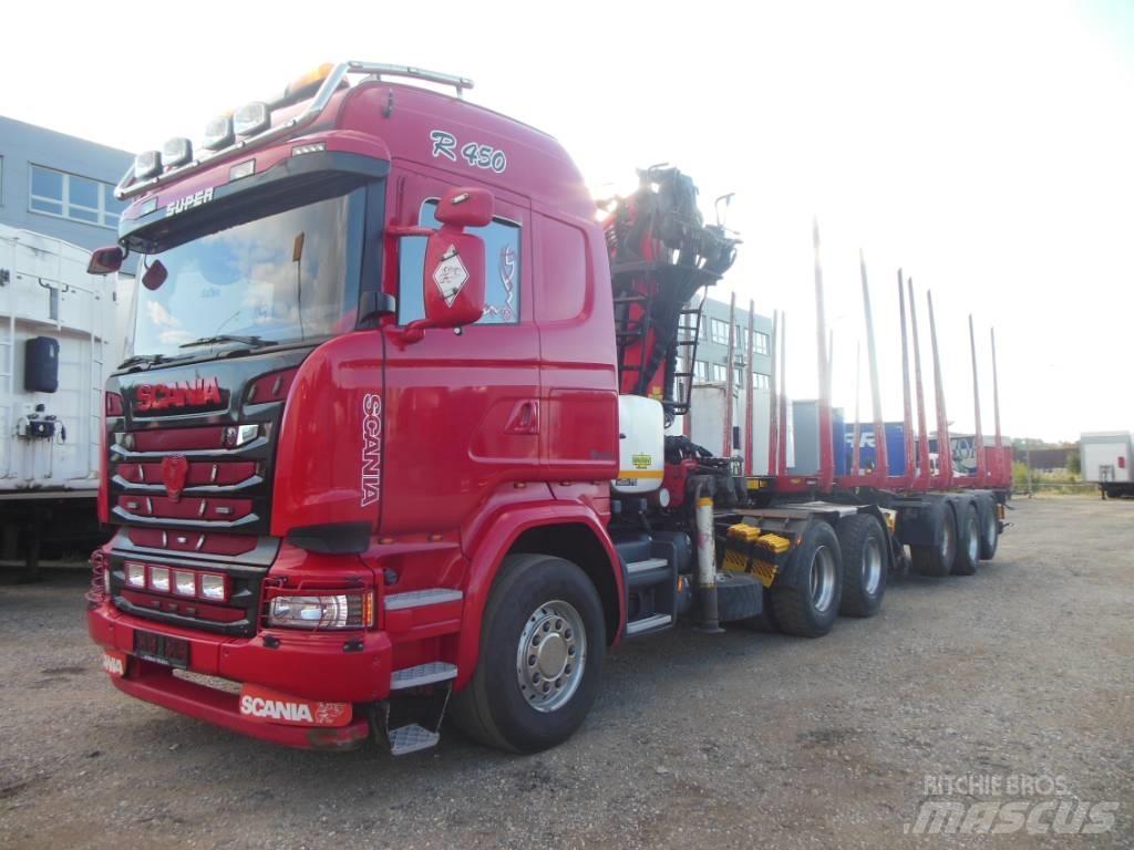 Scania R 450 Holzfahrzeuge