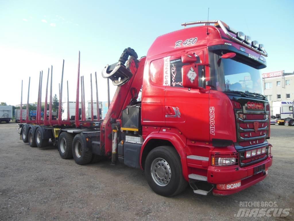 Scania R 450 Holzfahrzeuge