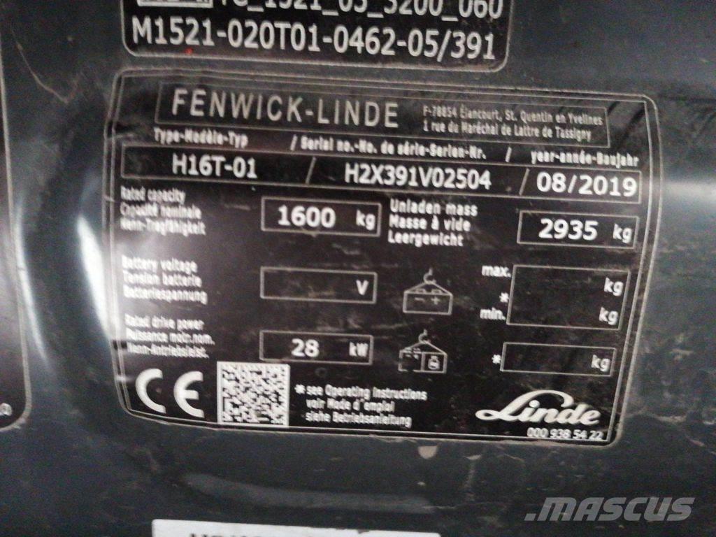 Linde H16T-01 Gas Stapler