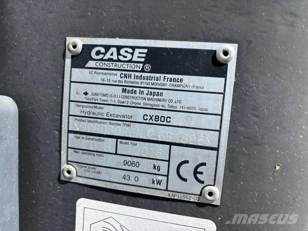 CASE CX 80 C Midibagger  7t - 12t
