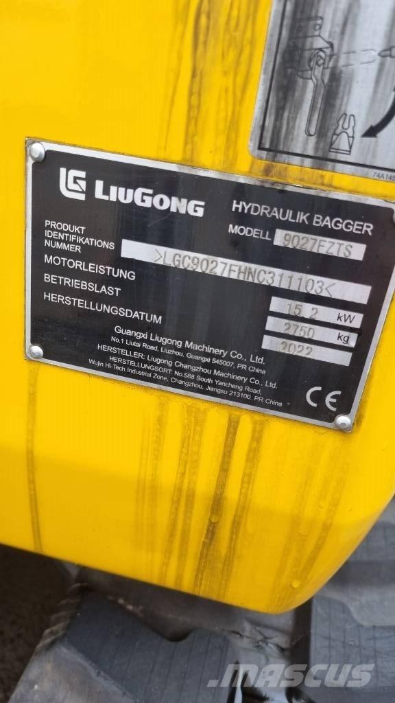 LiuGong 9027 F Minibagger < 7t