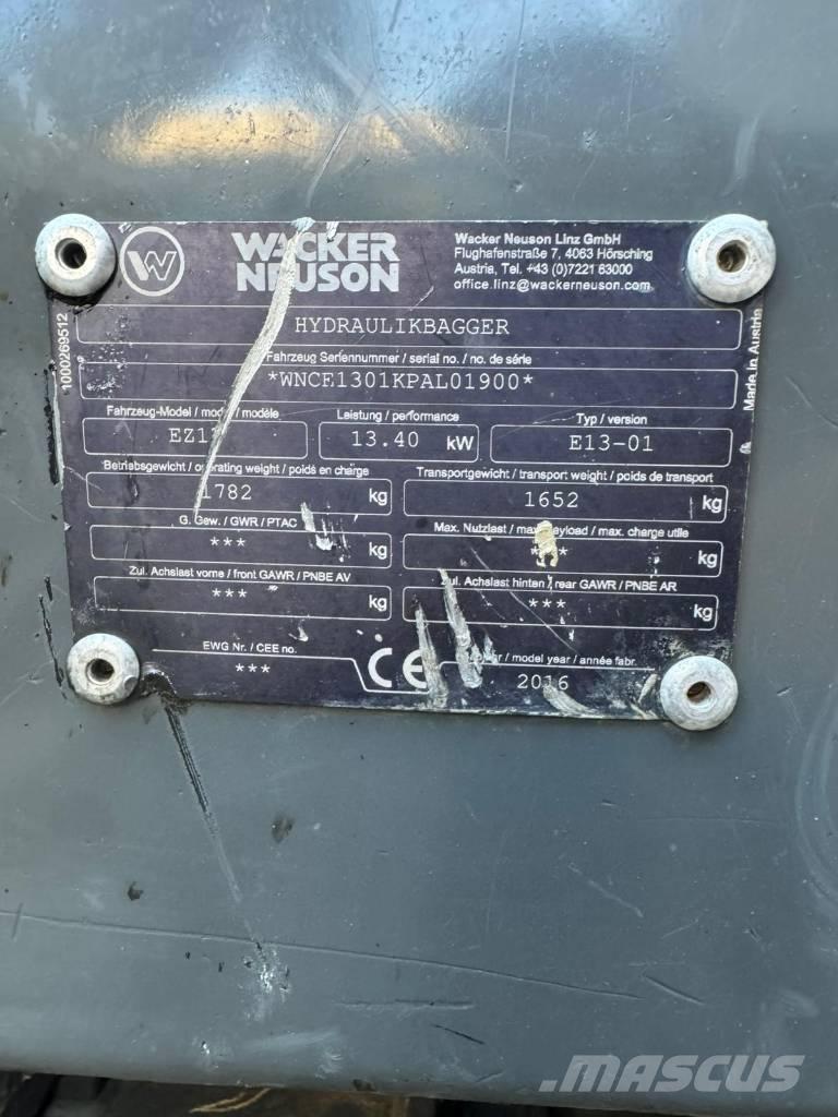 Wacker Neuson EZ 17 Minibagger < 7t