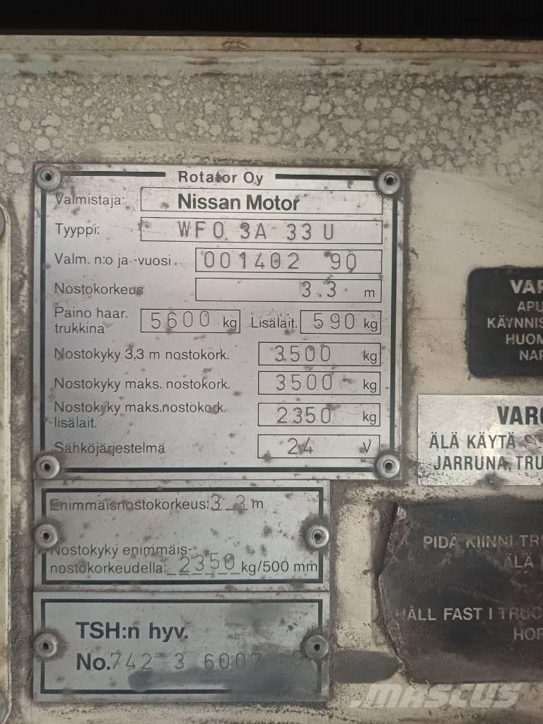 Nissan 33 U Diesel Stapler