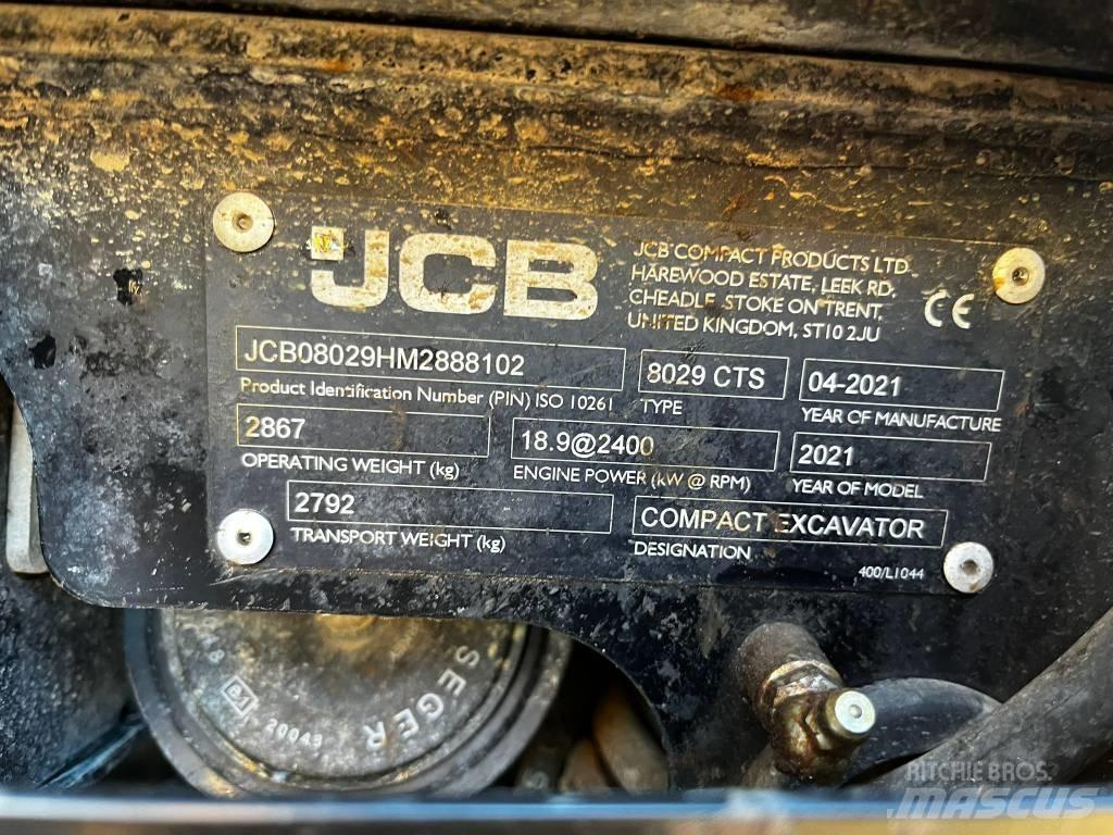 JCB 8029 CTS Minibagger < 7t
