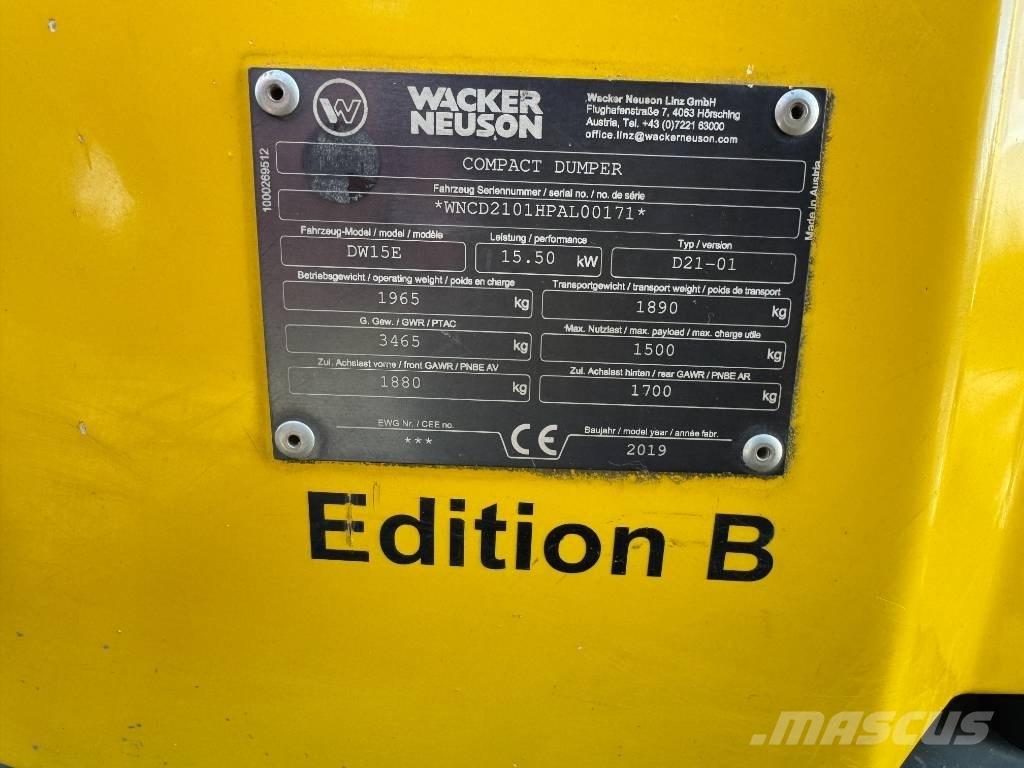 Wacker Neuson DW15e Minidumper