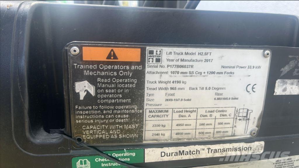 Hyster H 2.5 FT Diesel Stapler