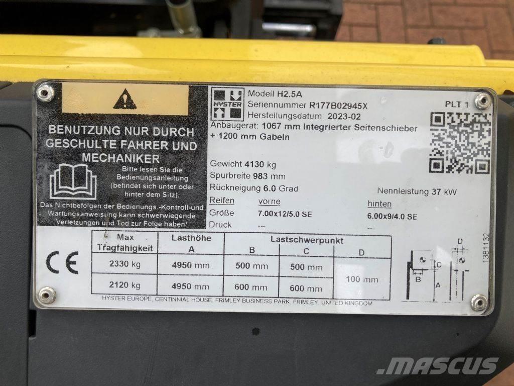 Hyster H 2.5A Diesel Stapler