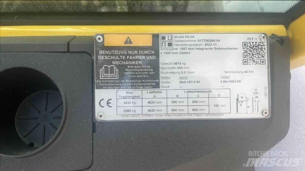 Hyster H 3.0 A Diesel Stapler