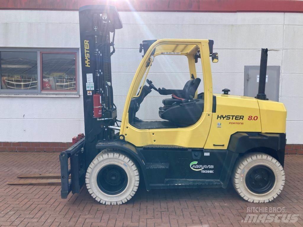 Hyster H 8.0 FTS Diesel Stapler