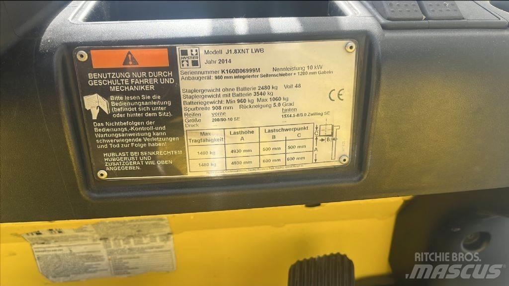 Hyster J 1.8 XNT Elektro Stapler