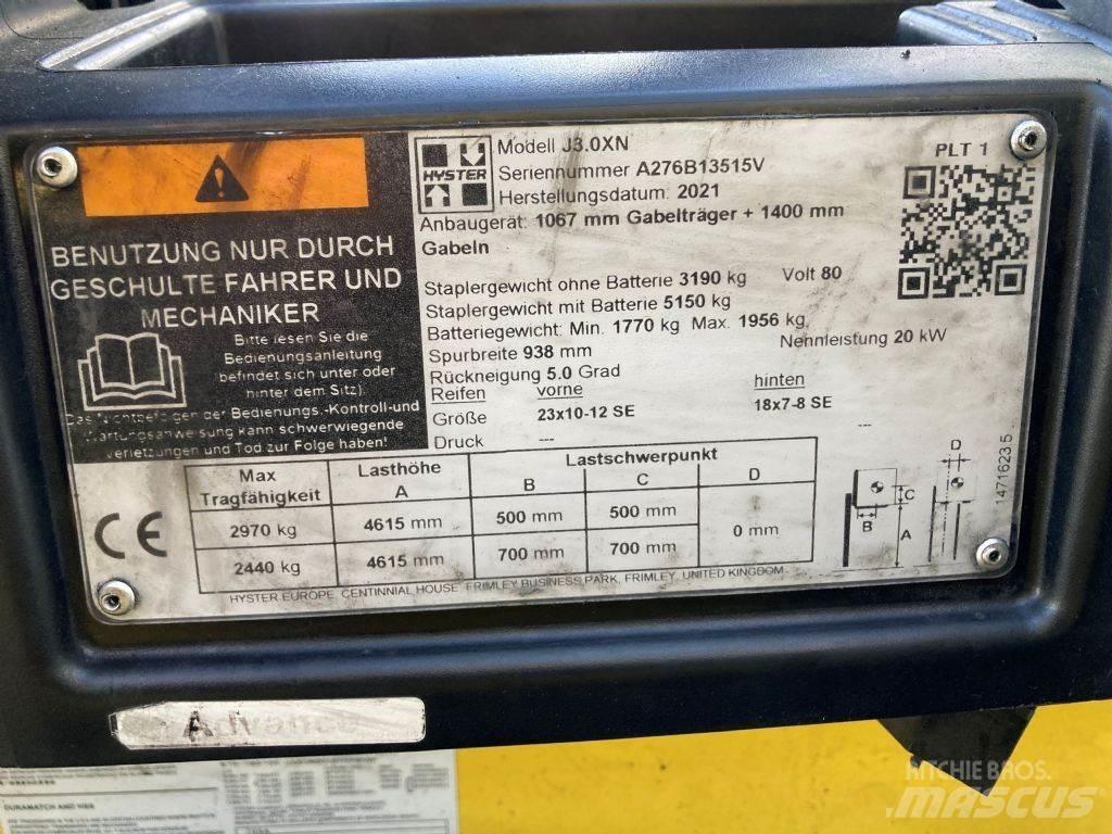 Hyster J 3.0 XN Elektro Stapler