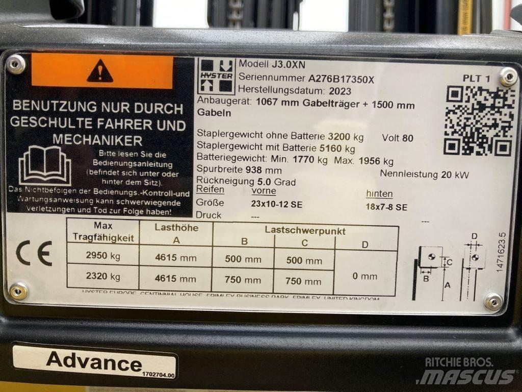 Hyster J 3.0 XN Elektro Stapler