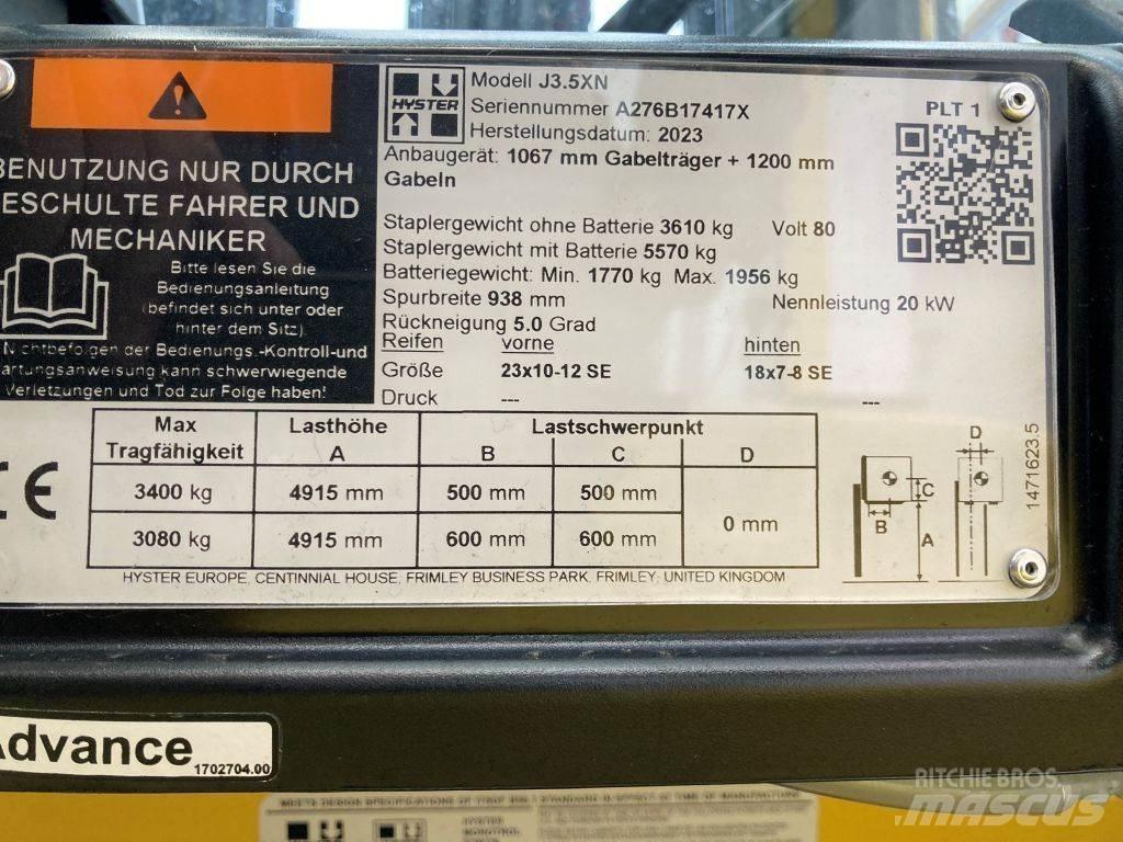 Hyster J 3.5 XN Elektro Stapler