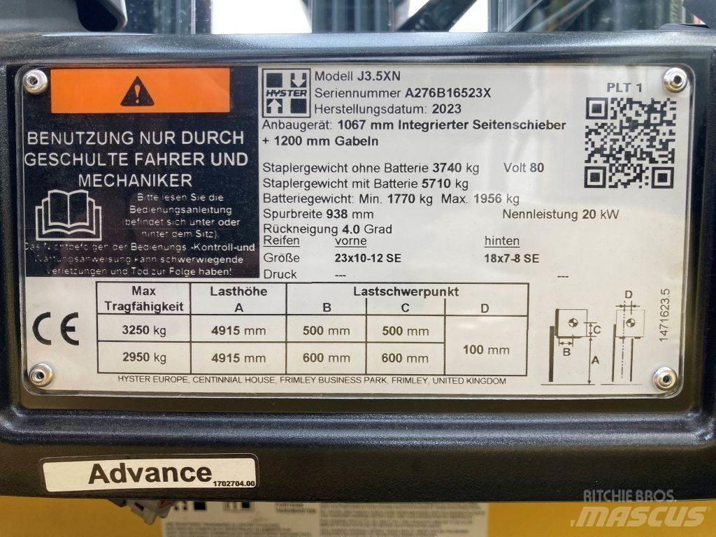 Hyster J 3.5 XN Elektro Stapler