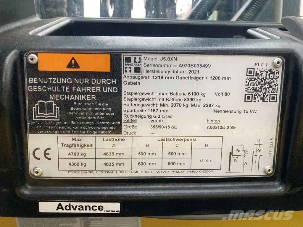 Hyster J 5.0 XN Elektro Stapler