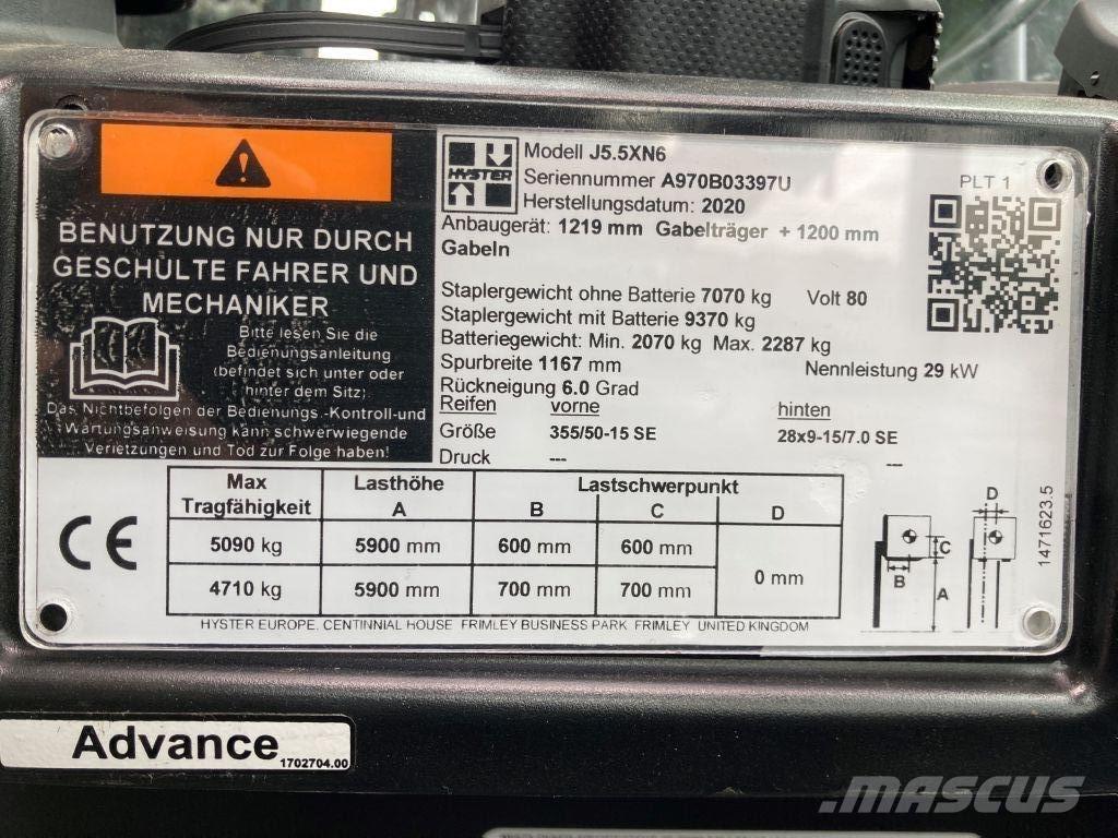 Hyster J 5.5 XN6 Elektro Stapler