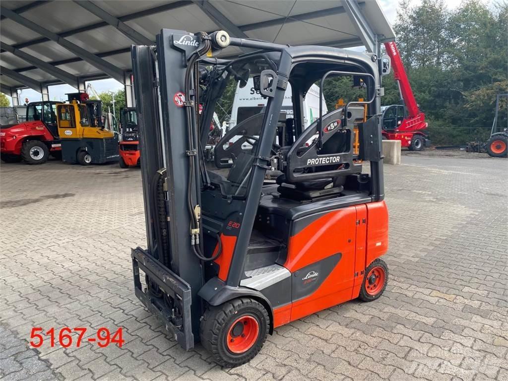 Linde E 20 PH 02 Elektro Stapler