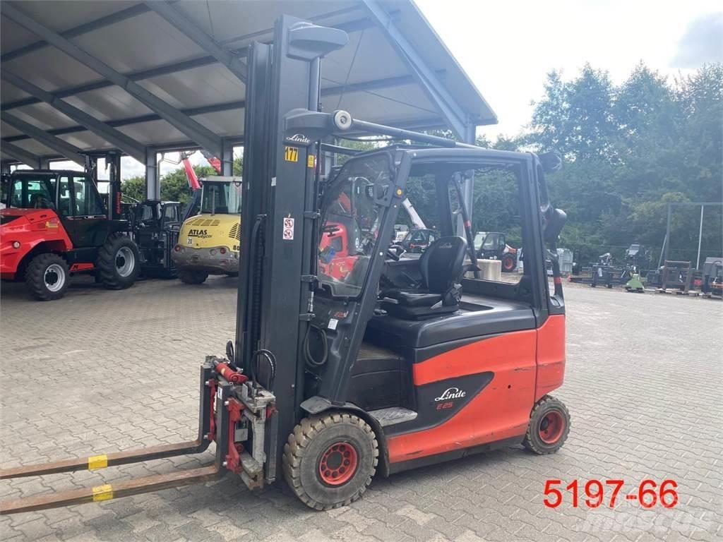 Linde E 25 HL - 01 600 Elektro Stapler