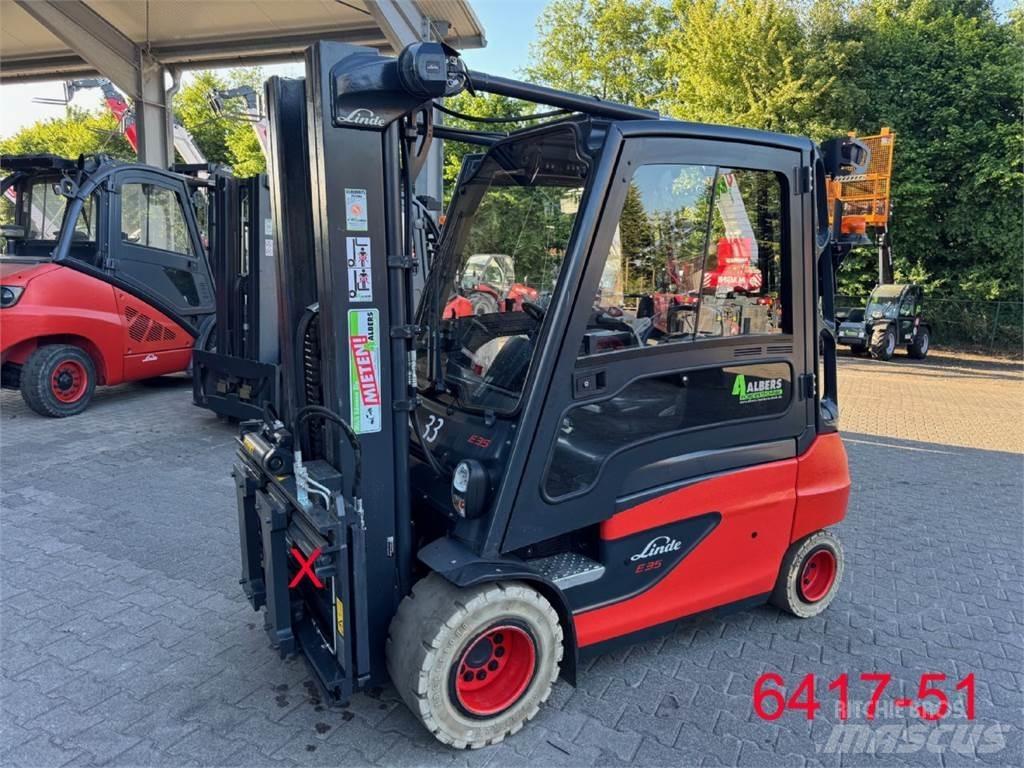 Linde E 35 L 01 Elektro Stapler
