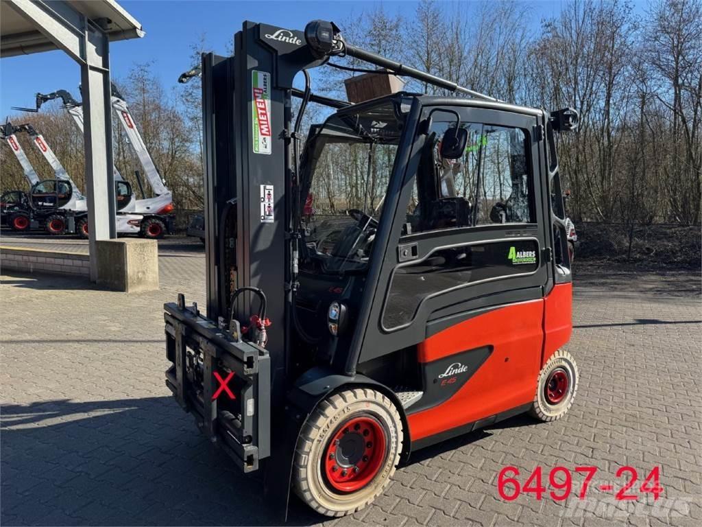 Linde E 45 HL 600 Elektro Stapler
